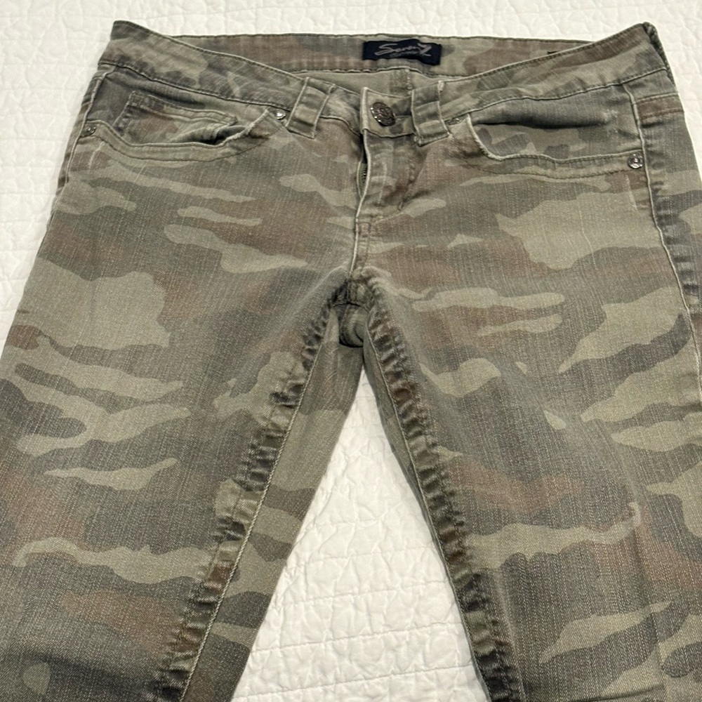 Camouflage Skinny Jeans Seven for All Mankind